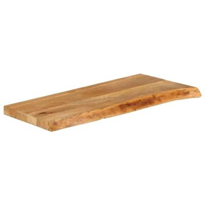 Tafelblad met natuurlijke rand 90x30x3,8 cm massief mangohout
