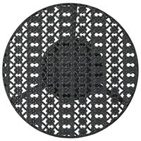 Bistrotafel 40x70 cm metaal zwart - thumbnail