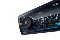 Sony DSX-A510 DAB+ autoradio, dual Bluetooth, NFC, USB en AUX-aansluiting, blauwe verlichting, handsfree bellen en streaming, blauw - thumbnail