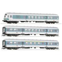 Roco 6200034 H0 3-delige set 1: Stoptreinrijtuig van de DB AG 1e/2e Klasse ABN 417.0, 2e klas Bn 447, stuurstandrijtuig BDnrzf 463 - thumbnail