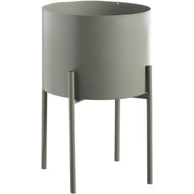 Bloempot op pootjes Sam - groen - 32xØ22 cm