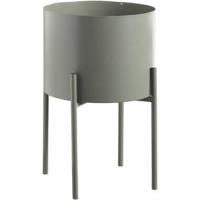 Bloempot op pootjes Sam - groen - 32xØ22 cm - thumbnail