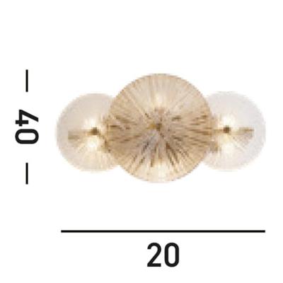 Searchlight PlafondlampWagon Wheel goud - 88210-6BZ