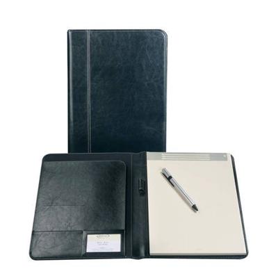 Palermo schrijfmap, ft A5, zwart met notitieblok