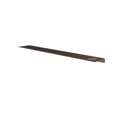 Hotbath &More Shelves - Planchet 80 Cm - Inclusief Bevestigingsrails - Met 1 Uitsparing - Voor Zeepdispenser of Beker - Tuscan Bronze