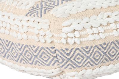 Kussen DKD Home Decor Voor op de grond Wit Grijs Vierkant Boho 60 x 60 x 25 cm