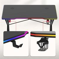 Huzaro Hero 1.7 RGB Black - gaming bureau - thumbnail
