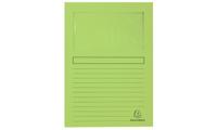 Exacompta L-map met venster Forever, pak van 100 stuks, lichtgroen - thumbnail