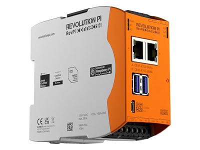 Revolution Pi by Kunbus RevolutionPi Connect 4 PR100376 PLC-uitbreidingsmodule Revolution Pi by Kunbus RevolutionPi Connect 4 PR100376 PLC-uitbreidingsmodule