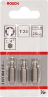 Bosch Accessoires bit extra-hard t25, 25 mm 3st - 2607001615 - thumbnail