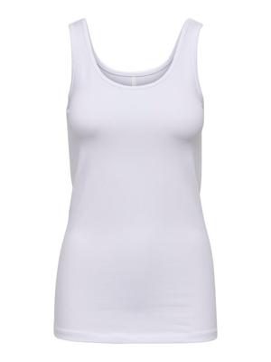 Only Onllive Love S/l Tank Top Noos Tops En Singlets White