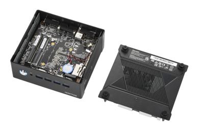 Shuttle Nano PC NT10H5, Intel Core Ultra 5 125H, Intel Arc graphics, 2xHDMI, 2xUSB 4.0 (DP), 2x2.5Gbit LAN, incl. VESA 24/7 permanent operation