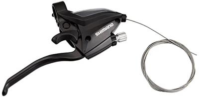 Versteller (rechts) met remhendel 7 speed Shimano ST-EF500-4 - 4 vingers - zwart
