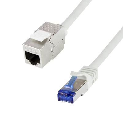 LogiLink CC5102S RJ45 Netwerkkabel, patchkabel CAT 6A S/FTP 15 m Grijs Snagless 1 stuk(s)