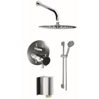 Regendoucheset Inbouw Bongio Shower Set met Handdoucheset Chroom Bongio - thumbnail