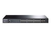 TP-LINK T2600G-28TS netwerk-switch Managed L2 Gigabit Ethernet (10/100/1000) Zwart - thumbnail