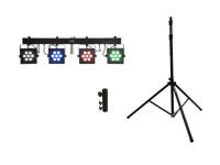 EUROLITE Set LED KLS-3002 + M-4 Speaker System Stand - thumbnail