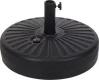 ProGarden parasolvoet 22 liter 51 cm zwart - thumbnail