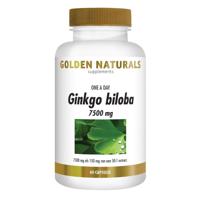 Golden Naturals Ginkgo biloba 7500mg 60 Capsules - thumbnail