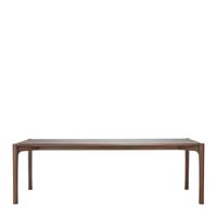 Ethnicraft Eettafel 'PI' Gevernist Teakhout, 240 x 100cm, kleur Bruin - thumbnail