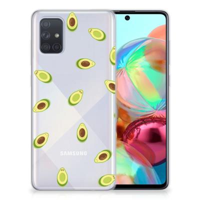 Samsung Galaxy A71 | Siliconen Case | Avocado