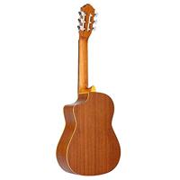 Ortega RQ39 Requinto Series Pro Natural 1/2-formaat klassieke gitaar met gigbag - thumbnail