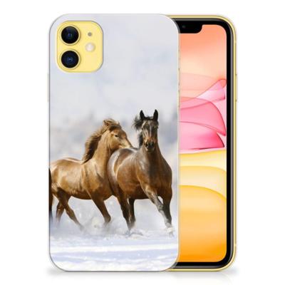 Apple iPhone 11 | TPU Hoesje | Paarden