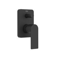 Douchekraan Inbouw Tres Loft Colors 1-Hendel met Omstel Mat Zwart - thumbnail