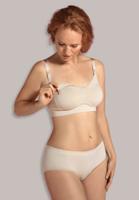 Borstvoedings- & zwangerschapsbeha met vormgeheugen CARRIWELL huidskleur (honing) - thumbnail