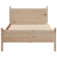 Bedframe zonder matras massief grenenhout 90x190 cm - thumbnail