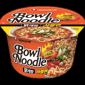 Nongshim Instant Noodles Chicken Spicy Bowl 100g bij Jumbo