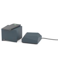 ZENS MANU Qube Oplader Draadloos Opladen met Powerbank Blauw - thumbnail