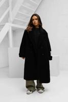Malelions Label Coat Dames Zwart - Maat L - Kleur: Zwart | Soccerfanshop - thumbnail
