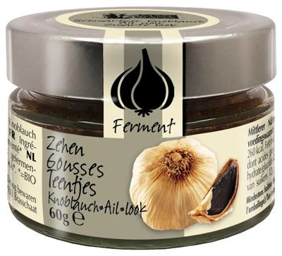 Amanprana Amanprana Zwarte Knoflook Teentjes Bio (60g) Amanprana Amanprana Zwarte Knoflook Teentjes Bio (60g)
