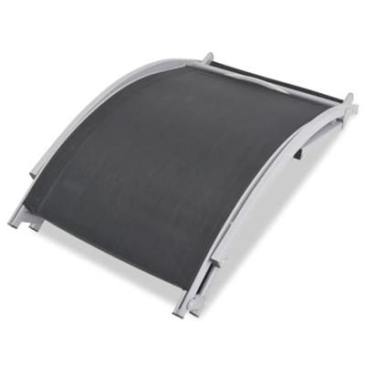 Ligbedden inklapbaar 2 st aluminium en textileen