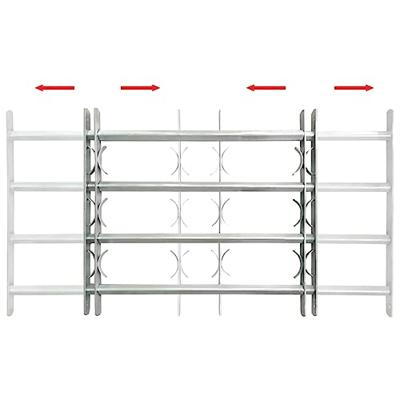 Raambeveiliging verstelbaar met 4 dwarsstangen 500-650 mm Raambeveiliging verstelbaar met 4 dwarsstangen 500-650 mm