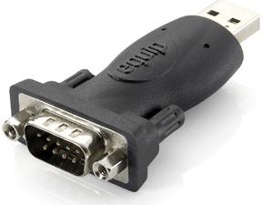 Equip 133382 usb type a to serial rs232 db9 adapter, usb a, rs-232, black
