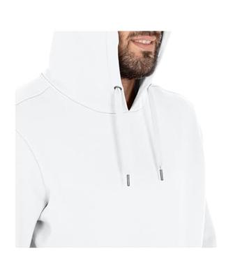 JAKO C6720 Sweater Met Kap Organic - Wit - L