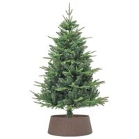 Kerstboomrok 65x23 cm kunststof bruin - thumbnail