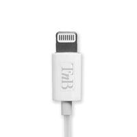 Tnb ESCURVWH Lightning-hoofdtelefoon, gebogen, wit - thumbnail