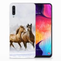 Samsung Galaxy A50 | TPU Hoesje | Paarden - thumbnail