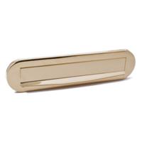 Hardbrass Mariani Briefplaat Ronald Messing Ongelakt 330x79mm - thumbnail