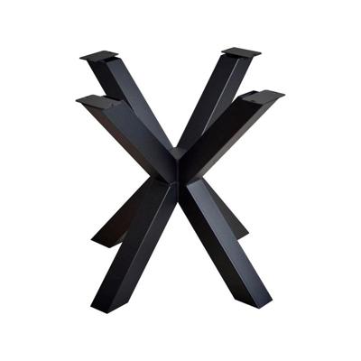 Stalen matrix zwart spinpoot 80 bij 80 cm en hoogte 75 cm (6 x 6 cm)
