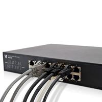 Stevige UTP-netwerkkabel Cat6 V7 V7E3C5U-10M-BKS 10 m - thumbnail