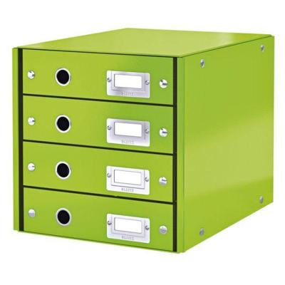 Ladenbox Leitz WOW Click & Store 4 laden groen | 3 stuks