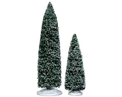Kerstfiguur Snowy juniper tree large & medium LEMAX - Lemax
