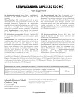 Cupplement Ashwagandha 60Capsules - thumbnail