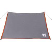 VidaXL Tent 2-persoons waterdicht grijs en oranje - thumbnail