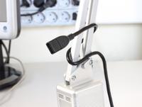 Delock 83499 USB-kabel USB 2.0 USB-A stekker, USB-A bus 0.50 m Zwart Flexibele zwanenhalskabel - thumbnail