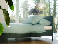 Kayori dekbedovertrek Kiyo Tencel Zeeblauw - thumbnail